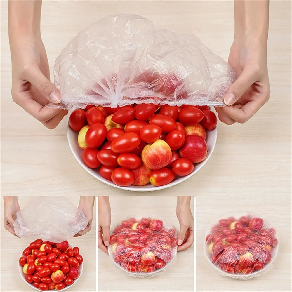 100pcs Disposable Food Cover Fresh and Convenient Kitchen Accessories