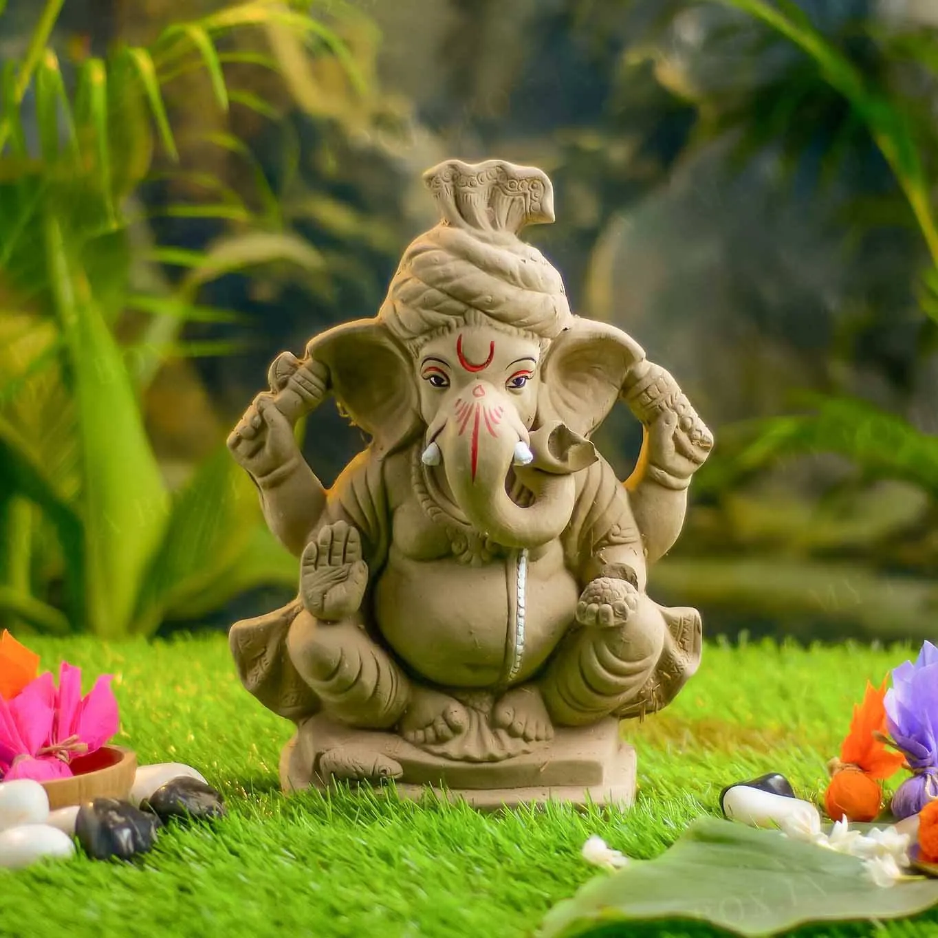 1FEET Mahodhar Eco-Friendly Ganpati | Plant-A-Ganesha