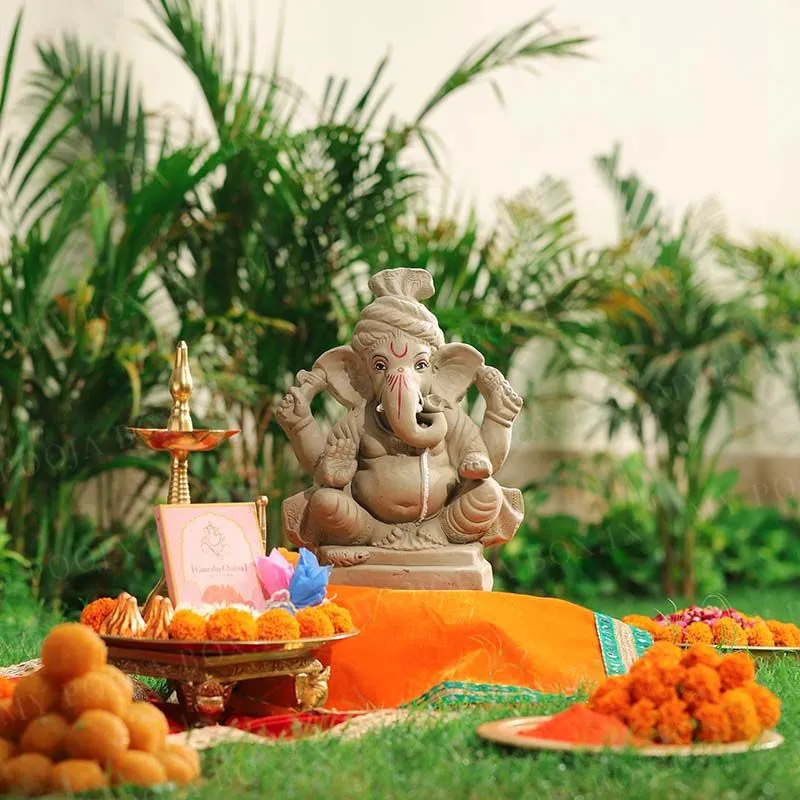 1FEET Mahodhar Eco-Friendly Ganpati | Plant-A-Ganesha