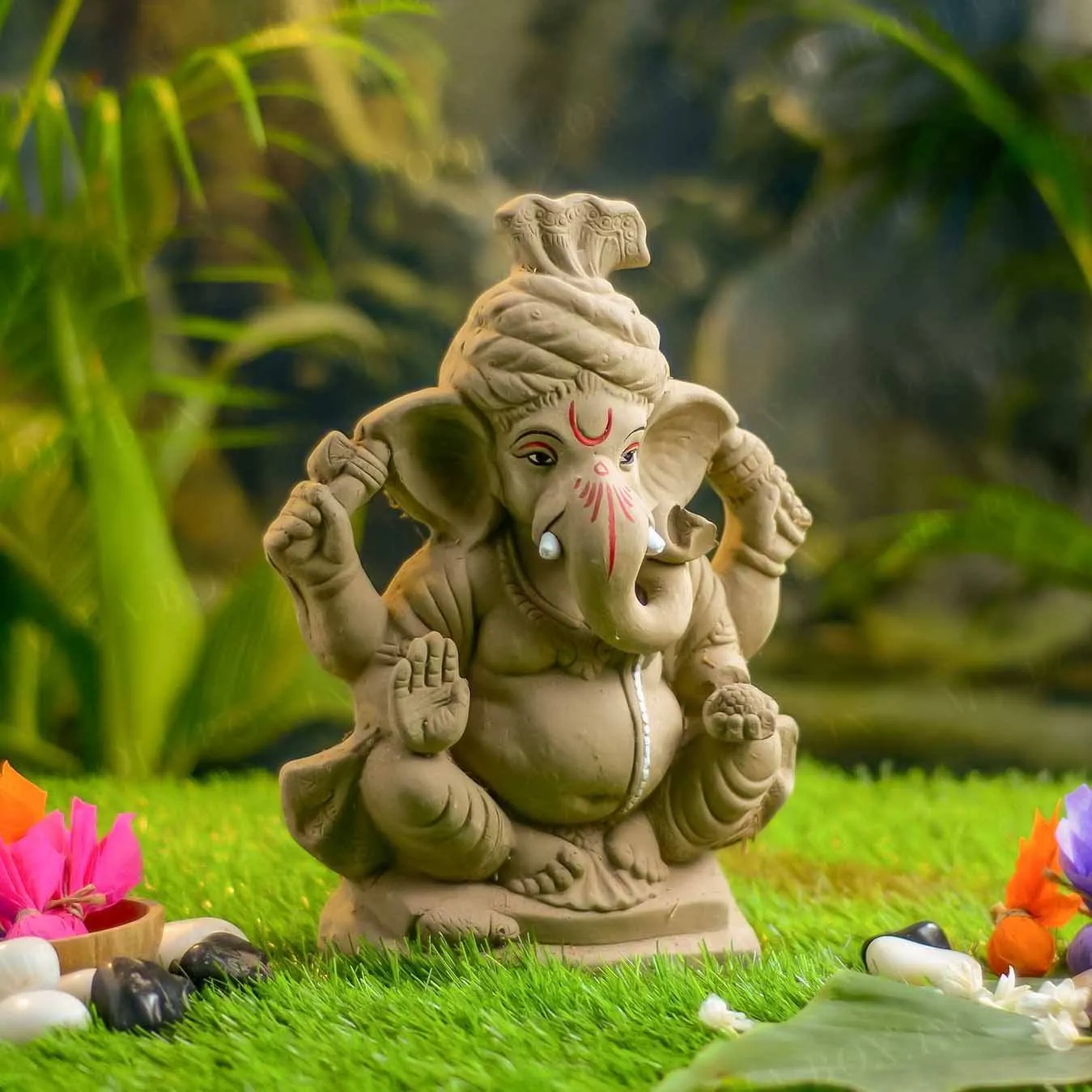 1FEET Mahodhar Eco-Friendly Ganpati | Plant-A-Ganesha