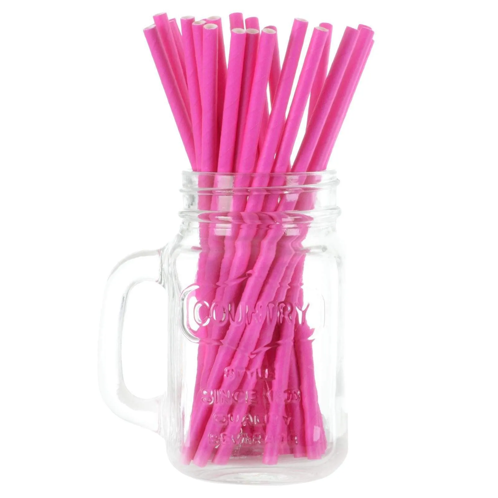 250 Eco Friendly Recyclable Paper Straws Bright Colours