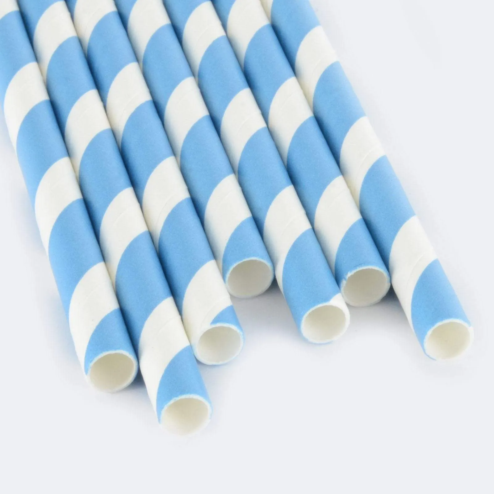 250 Eco Friendly Recyclable Paper Straws Bright Colours