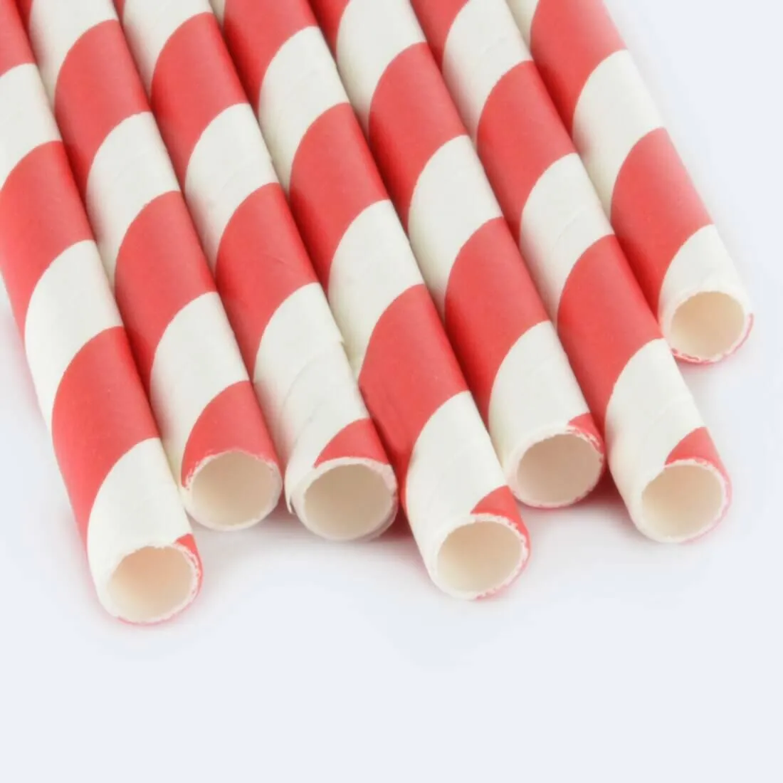 250 Eco Friendly Recyclable Paper Straws Bright Colours