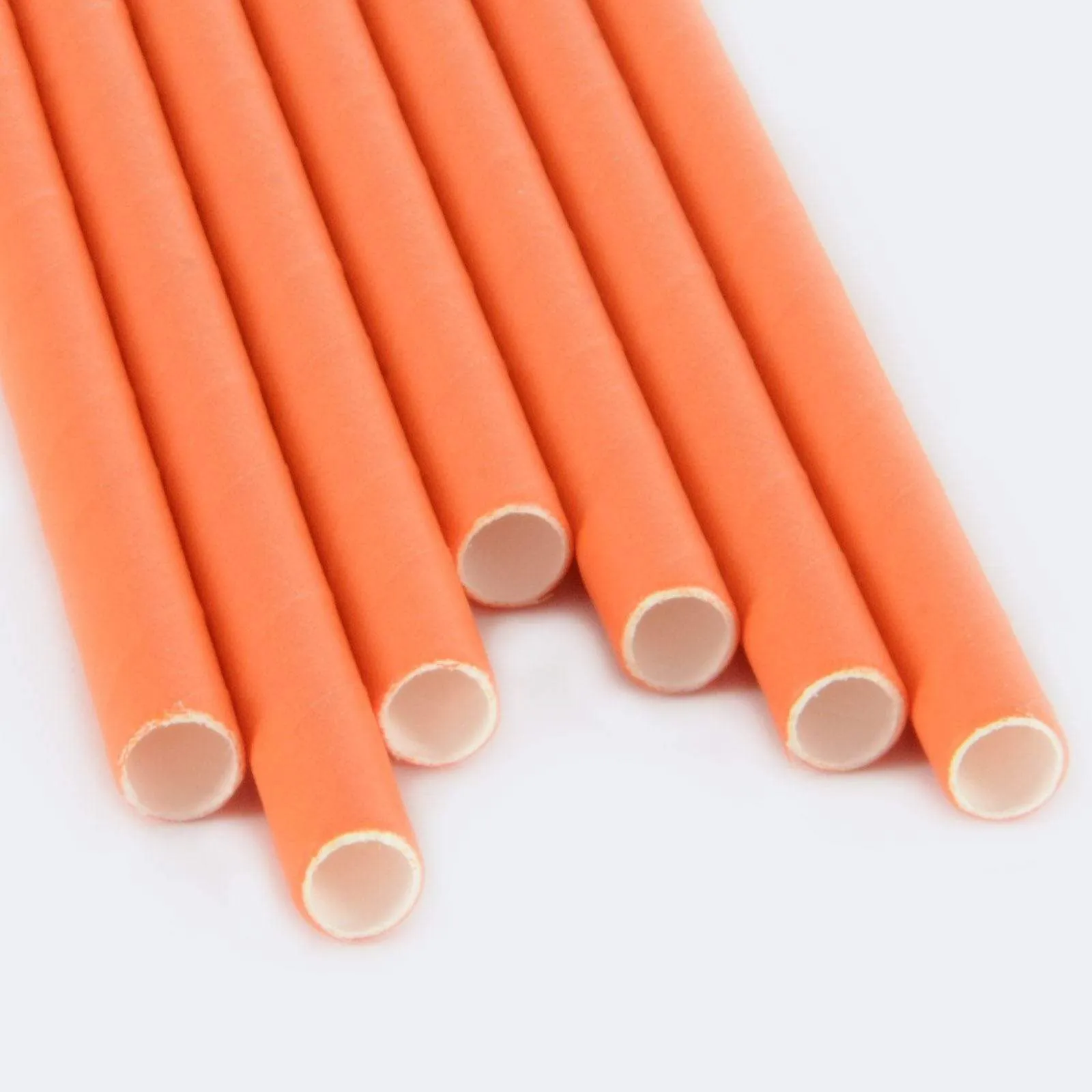 250 Eco Friendly Recyclable Paper Straws Bright Colours