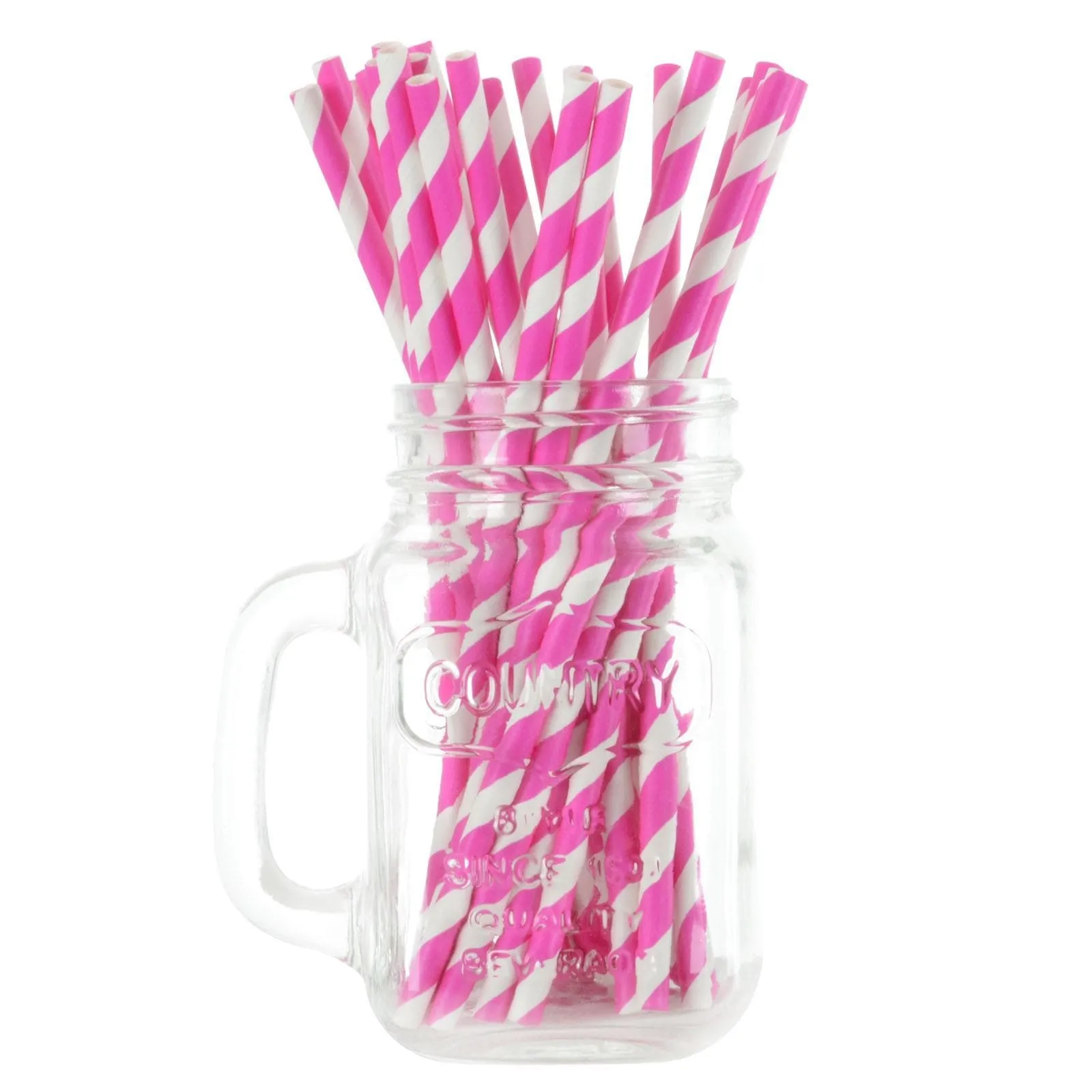 250 Eco Friendly Recyclable Paper Straws Bright Colours