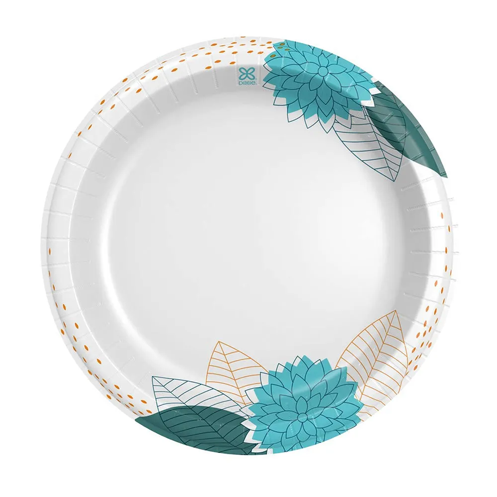 26-Pack 10-Inch Flowers Bloom Paper Dinner Plates 15255