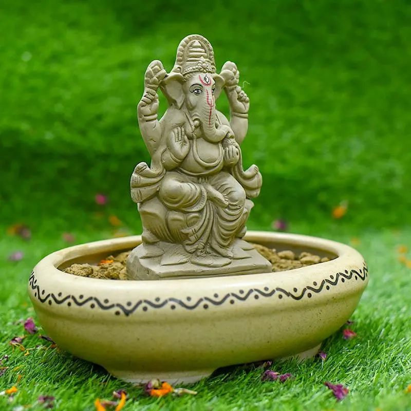 6INCH Nandana Eco-Friendly Ganpati