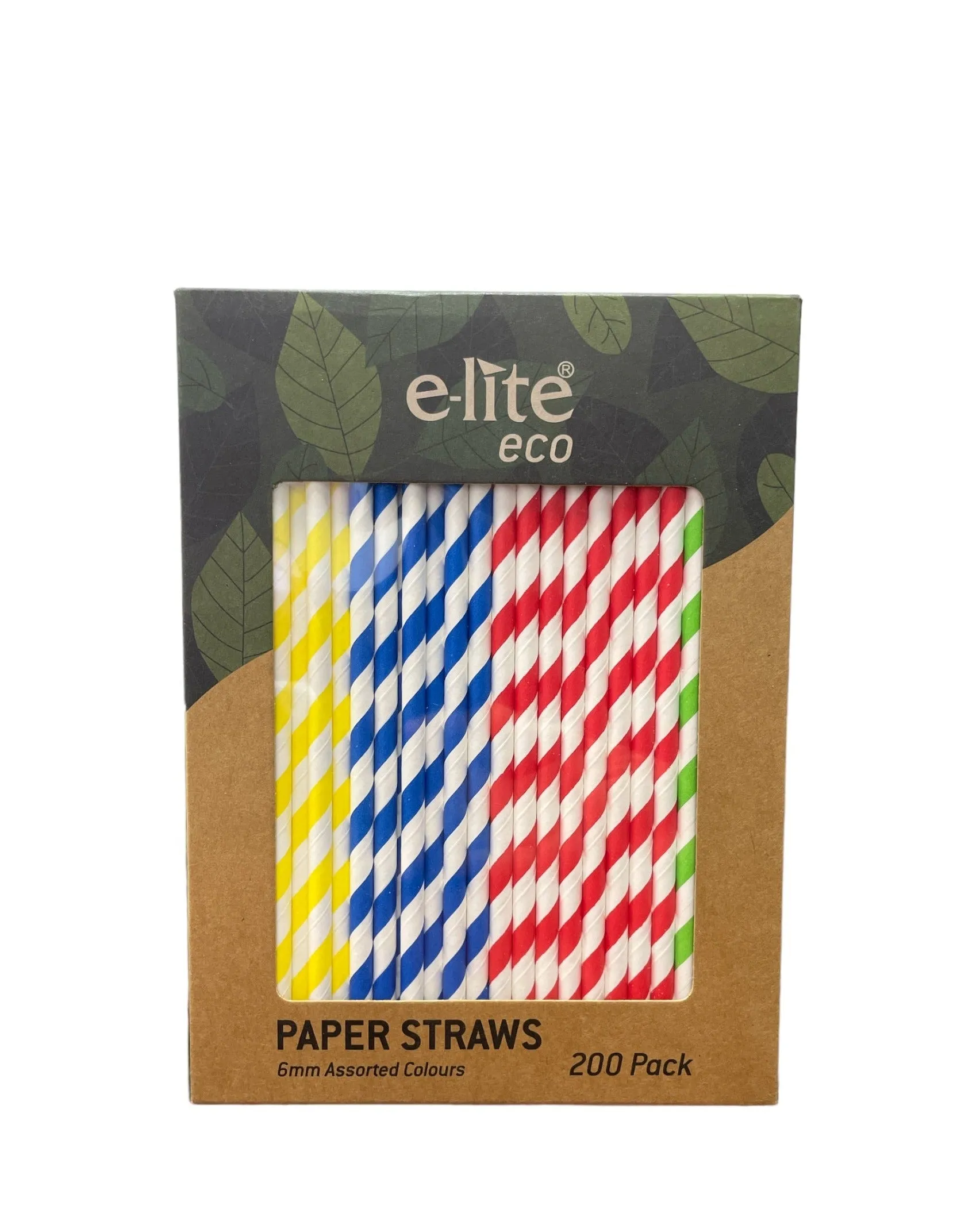 6mm Assorted Color Paper Straws