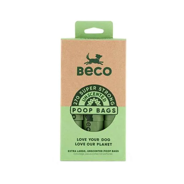 Beco Poop Bags Unscented Big Strong & Leakproof