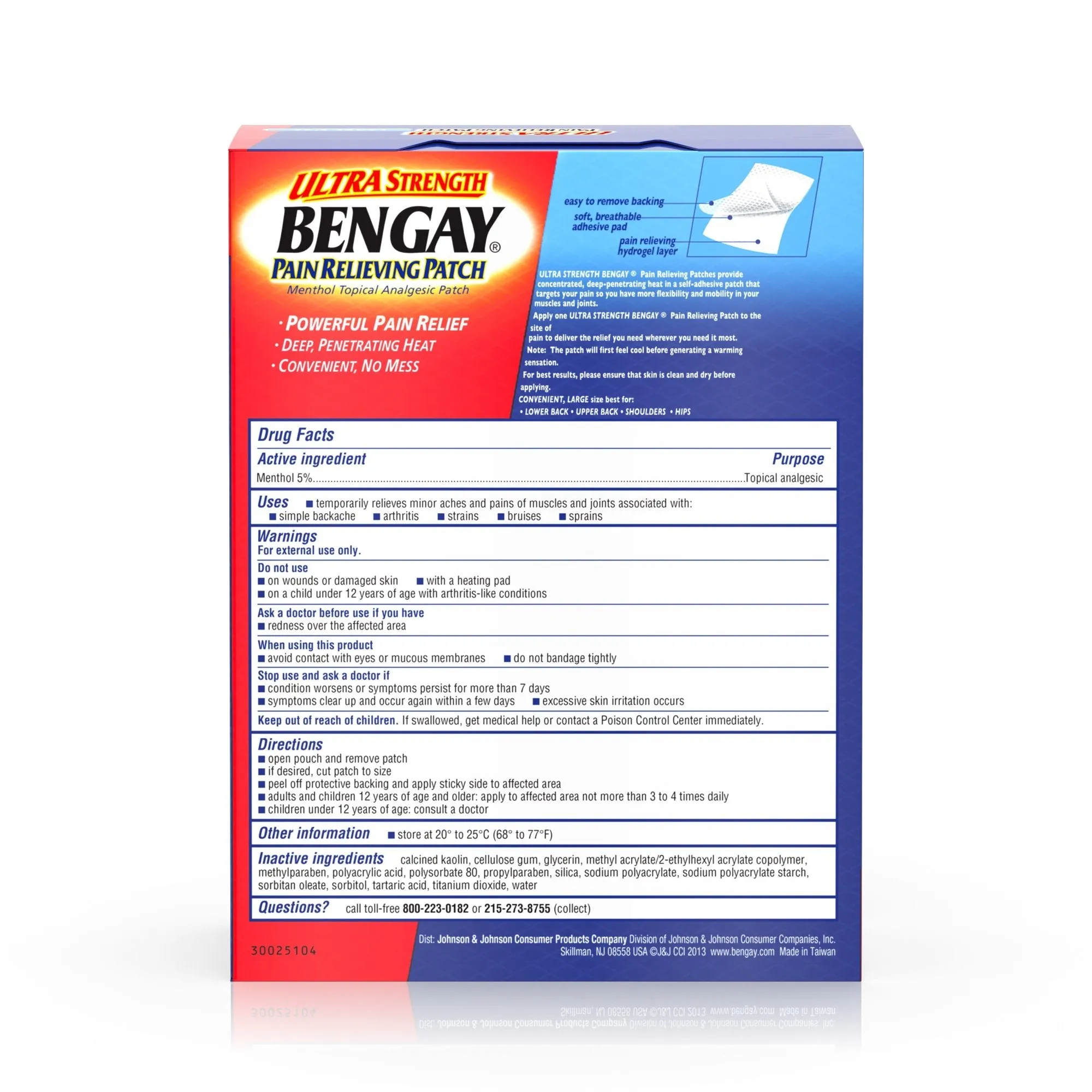 Bengay® Ultra Strength Menthol Topical Pain Relief