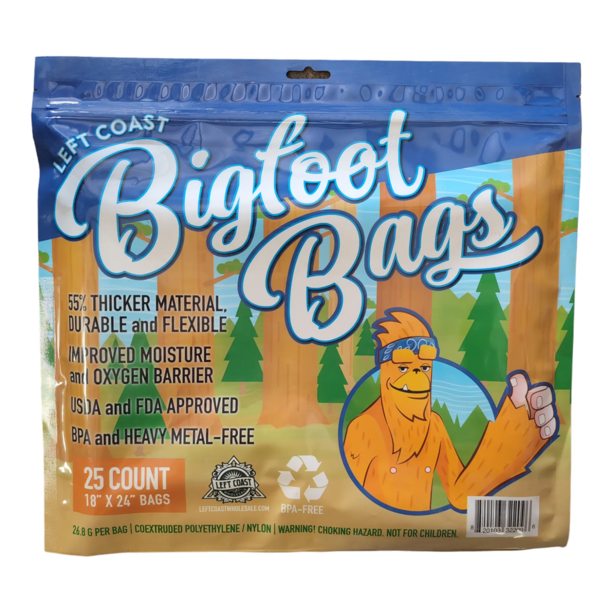 Bigfoot Bags 18"x24" - 25pk (Free Shipping: Any 2  Items)