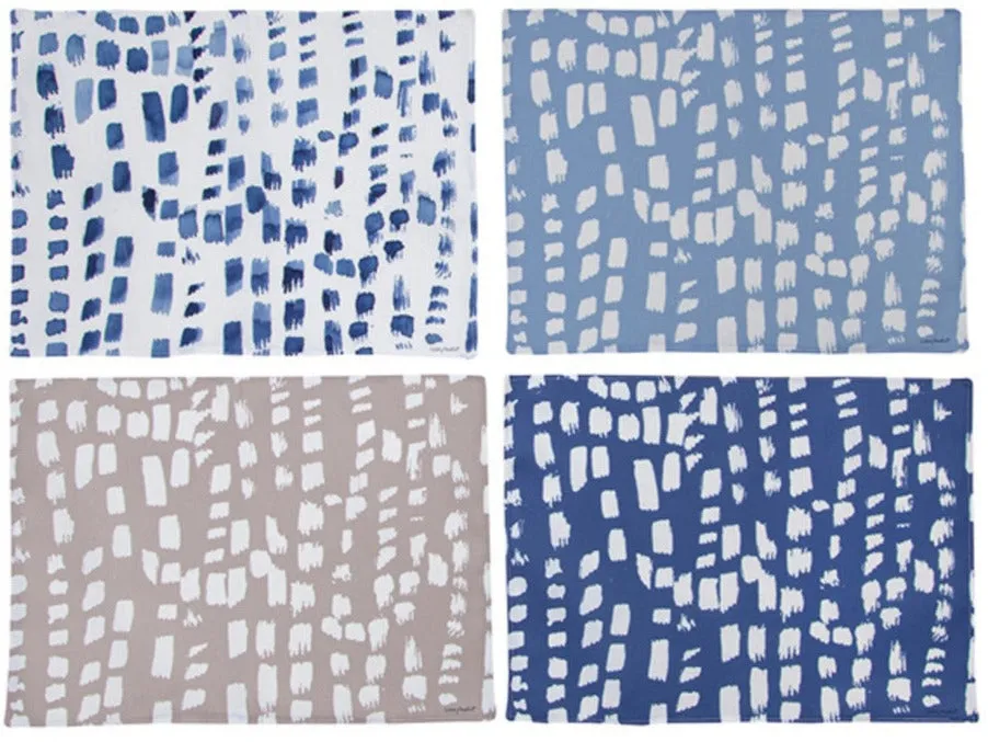 Blue Escape Placemats by Lisa Audit©|Set of 4