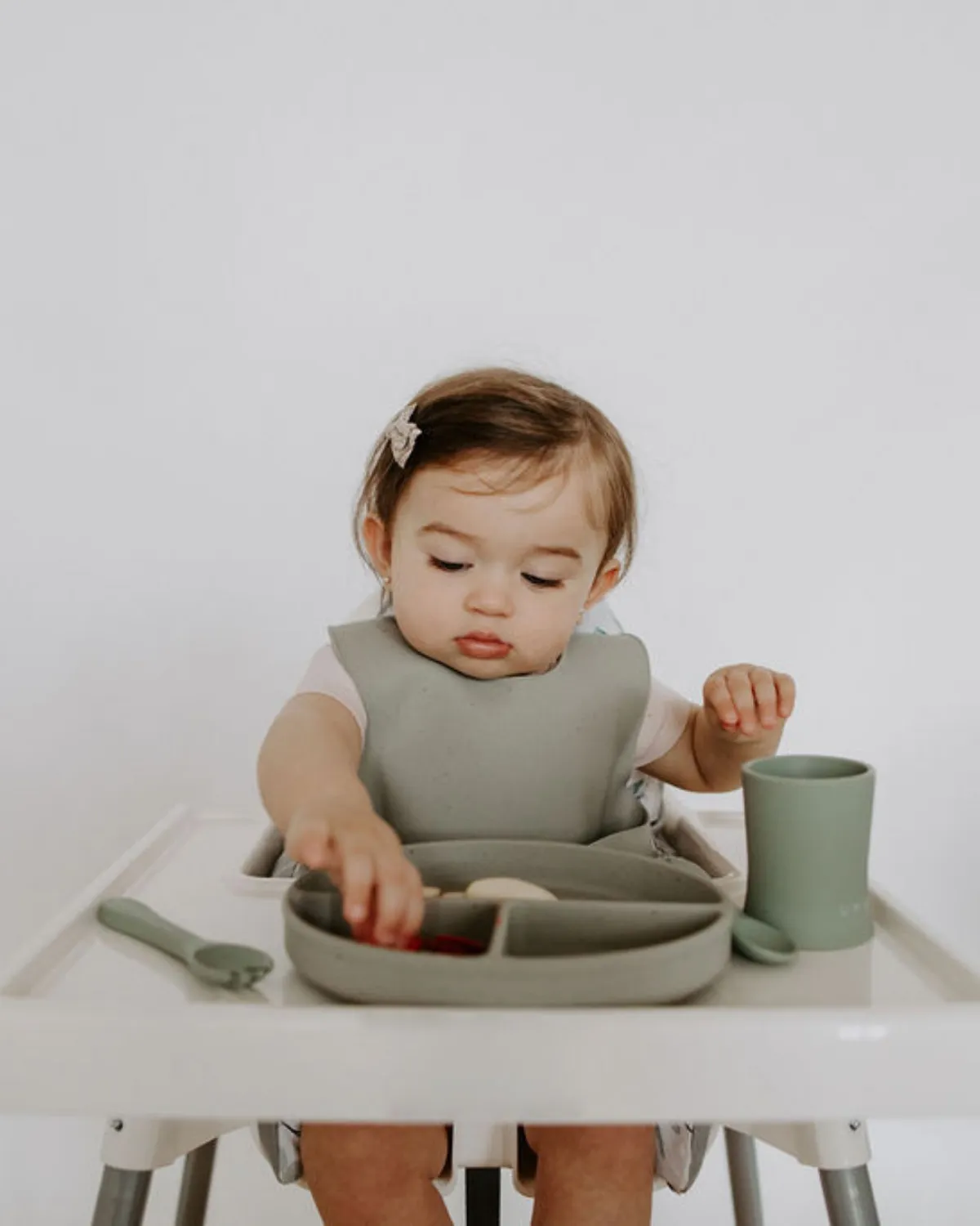 Bowl, Cup, Spoon and Fork Set - Pistachio