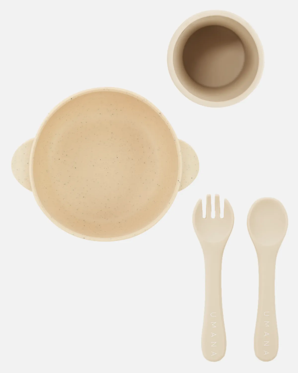 Bowl, Cup, Spoon and Fork Set - Pistachio