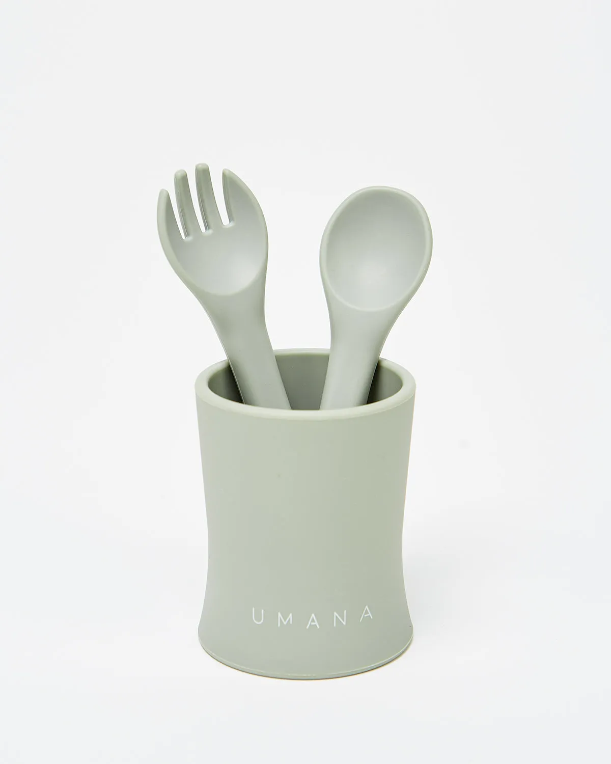 Bowl, Cup, Spoon and Fork Set - Pistachio