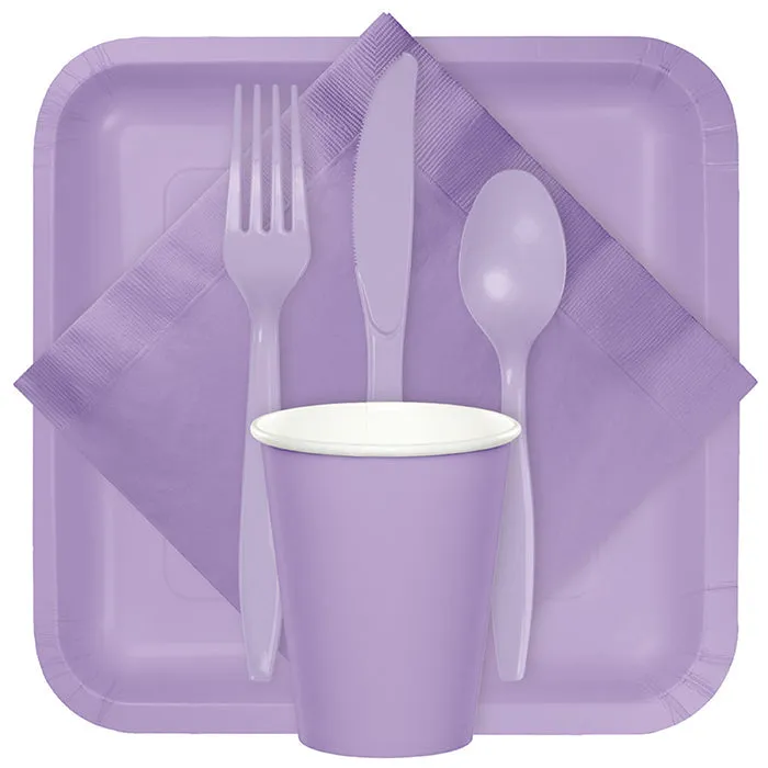 Bulk Luscious Lavender Plastic Spoons (288 per Case)