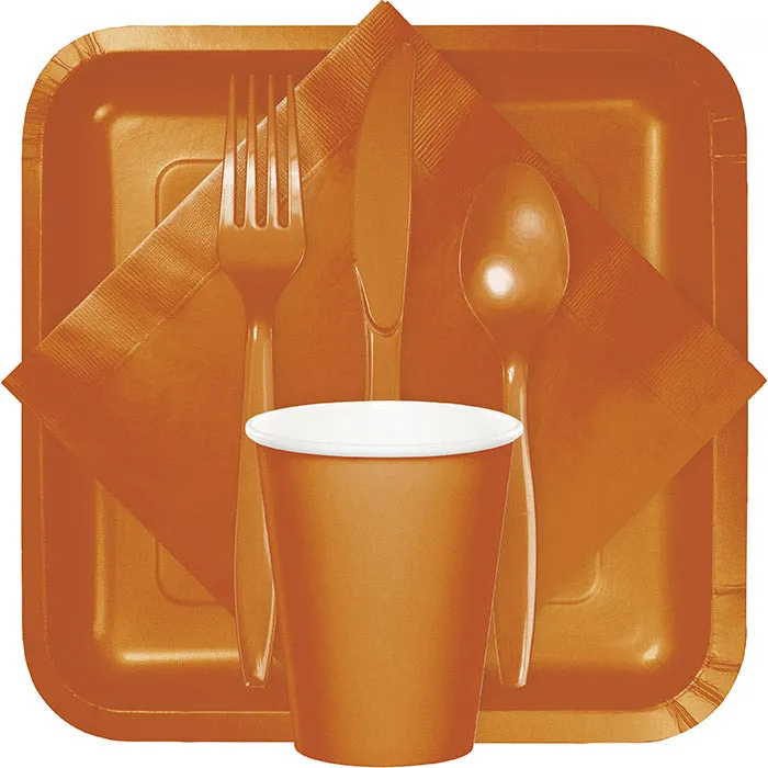 Bulk Pumpkin Spice Orange Beverage Napkins 2 Ply (600 per Case)