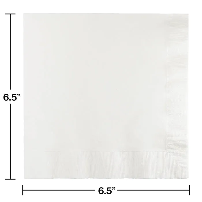 Bulk White 2 Ply Luncheon Napkins (900 per Case)