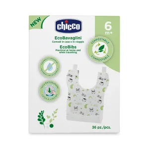 Chicco Disposable Compost Bibs 36 Pcs