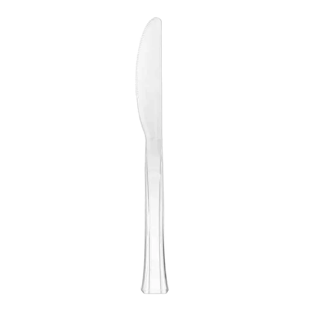 Clear Premium Plastic Cutlery Combo