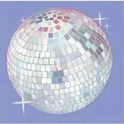 Disco Ball Cocktail Napkin