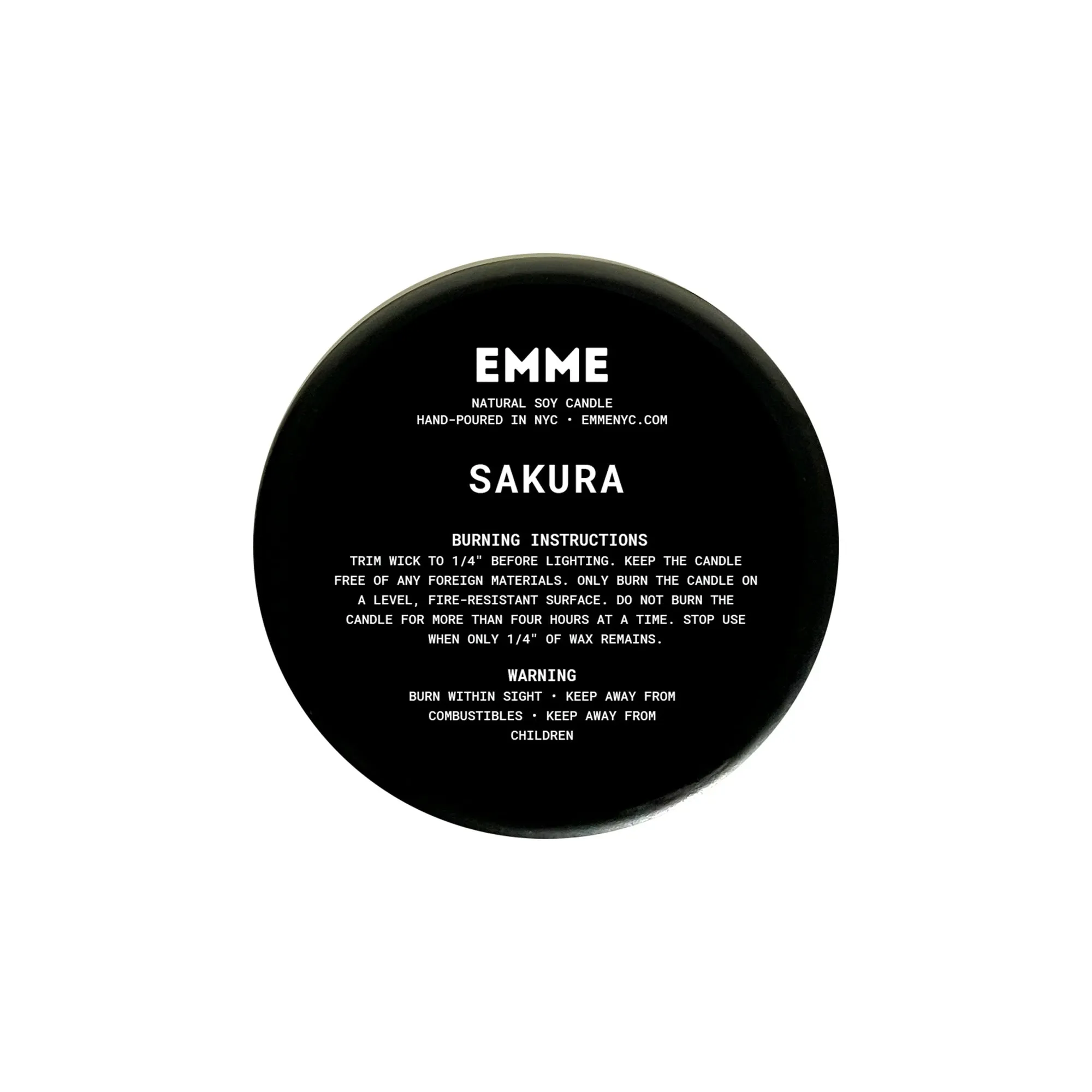 Emme Sakura Candle Jar 10oz