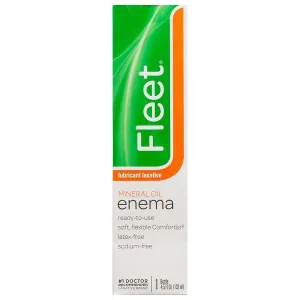 Fleet Mineral Oil Enema 4-1/2 oz, Latex-Free, Easy-to-Use, Disposable