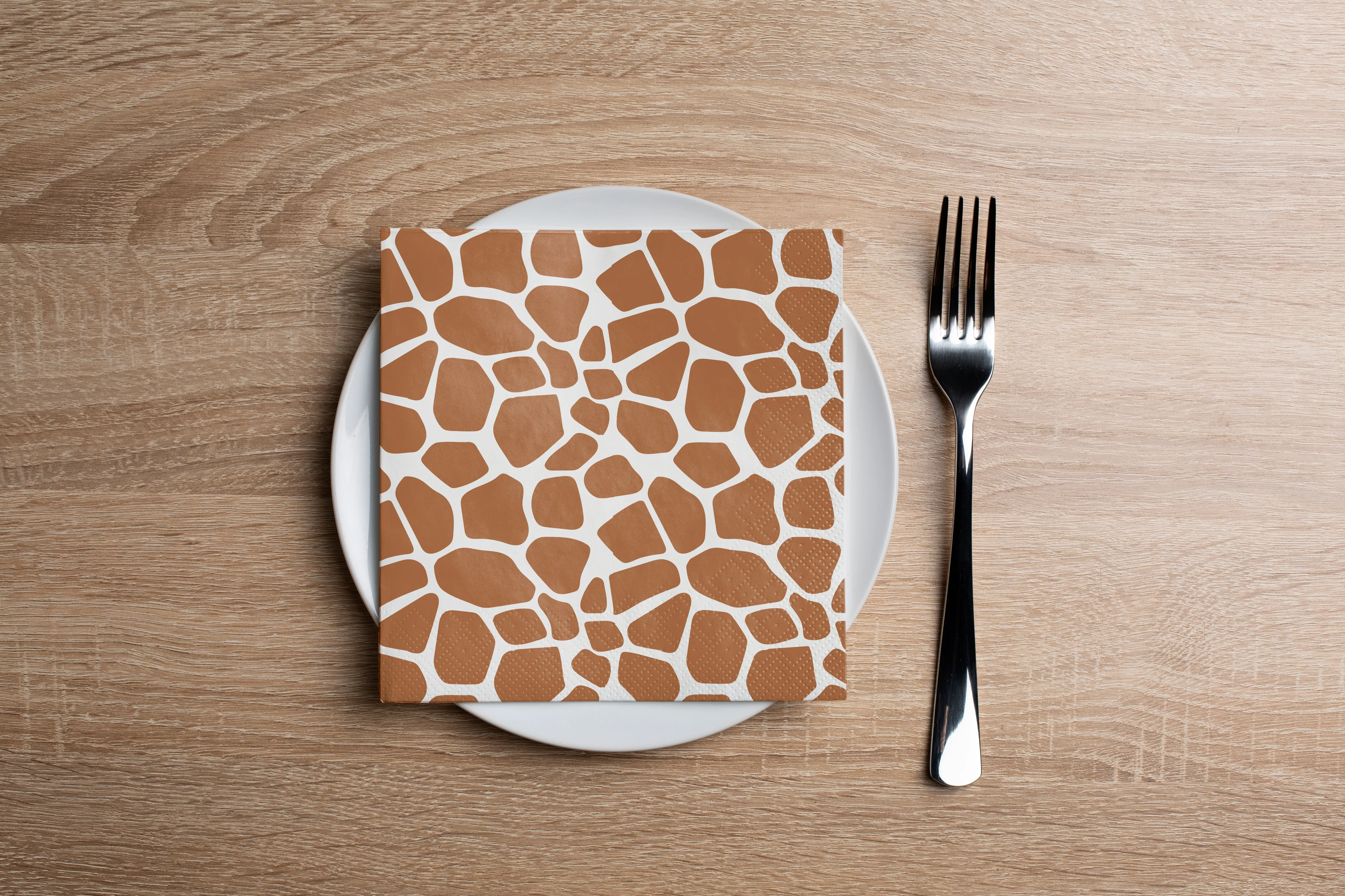 Giraffe Cocktail Napkin