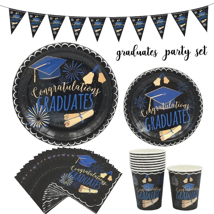 Graduation Party Tableware | 16 Guests