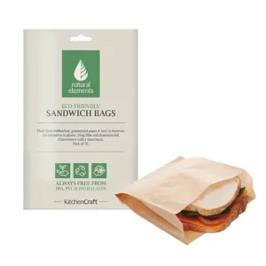 KitchenCraft Sandwich & Snack Bags 12 Pack