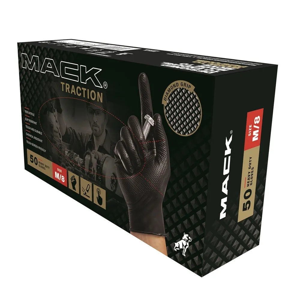 MACK Traction Nitrile Disposable Glove