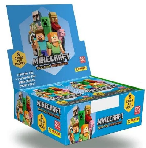 Minecraft Adventures Panini Trading Cards Box