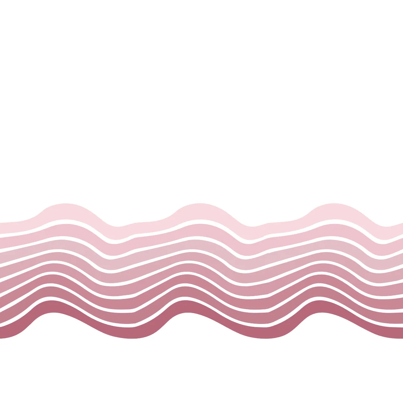 Ombre Wave Pink Cocktail Napkin