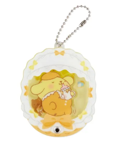 Opened Pompompurin Sanrio Photo Card Baby Bedtime Acrylic Charm Blind Box