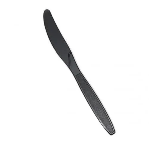 Premierware Full Size Black Dinner Knives 24ct