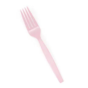 Premierware Full Size Pink Dinner Forks 24ct