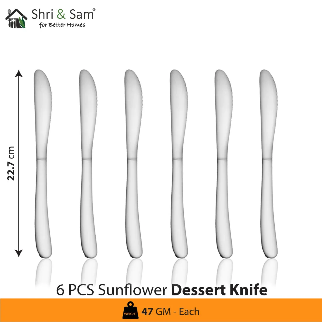 Stainless Steel 24 PCS Cutlery Set Sunflower