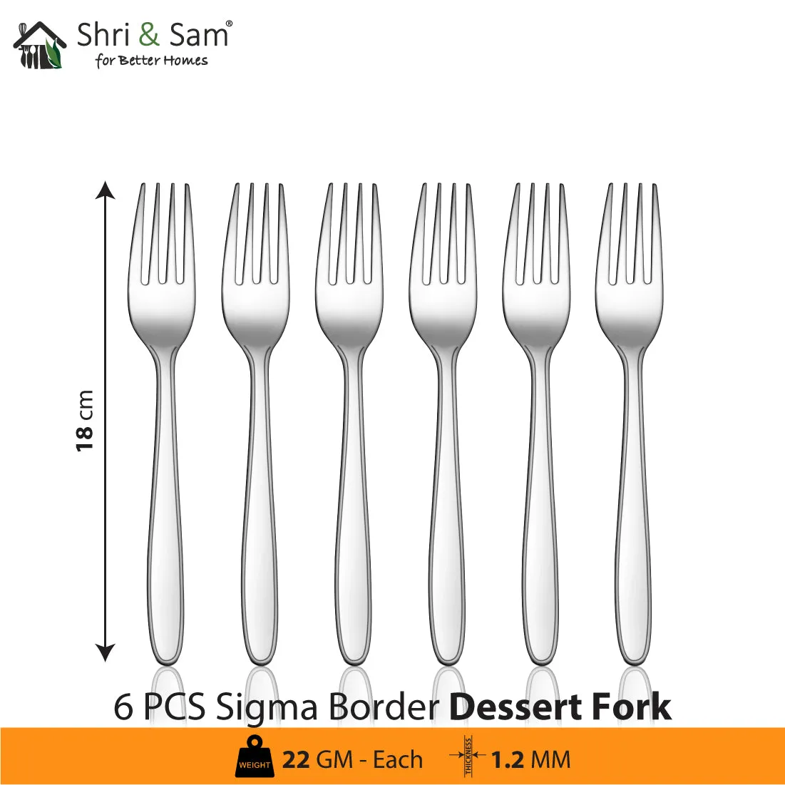 Stainless Steel Cutlery Sigma Border