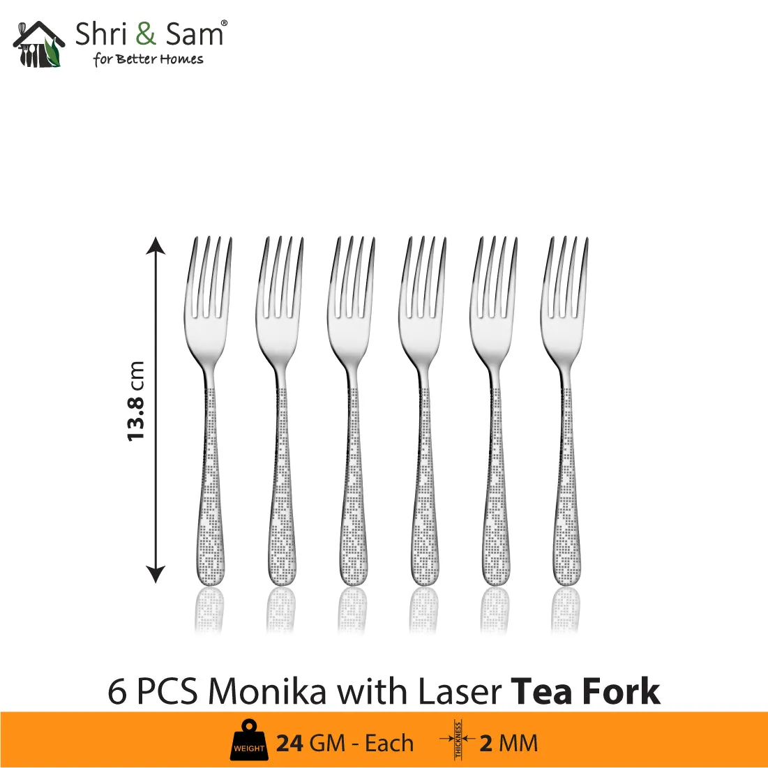 Stainless Steel Cutlery with Laser Monika