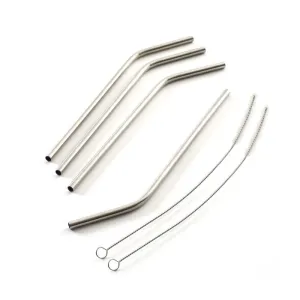 Straws Stainless Steel 4pk