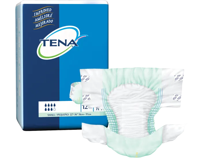 Tena 66100 Small Briefs 56-91cm or 22"-36" White