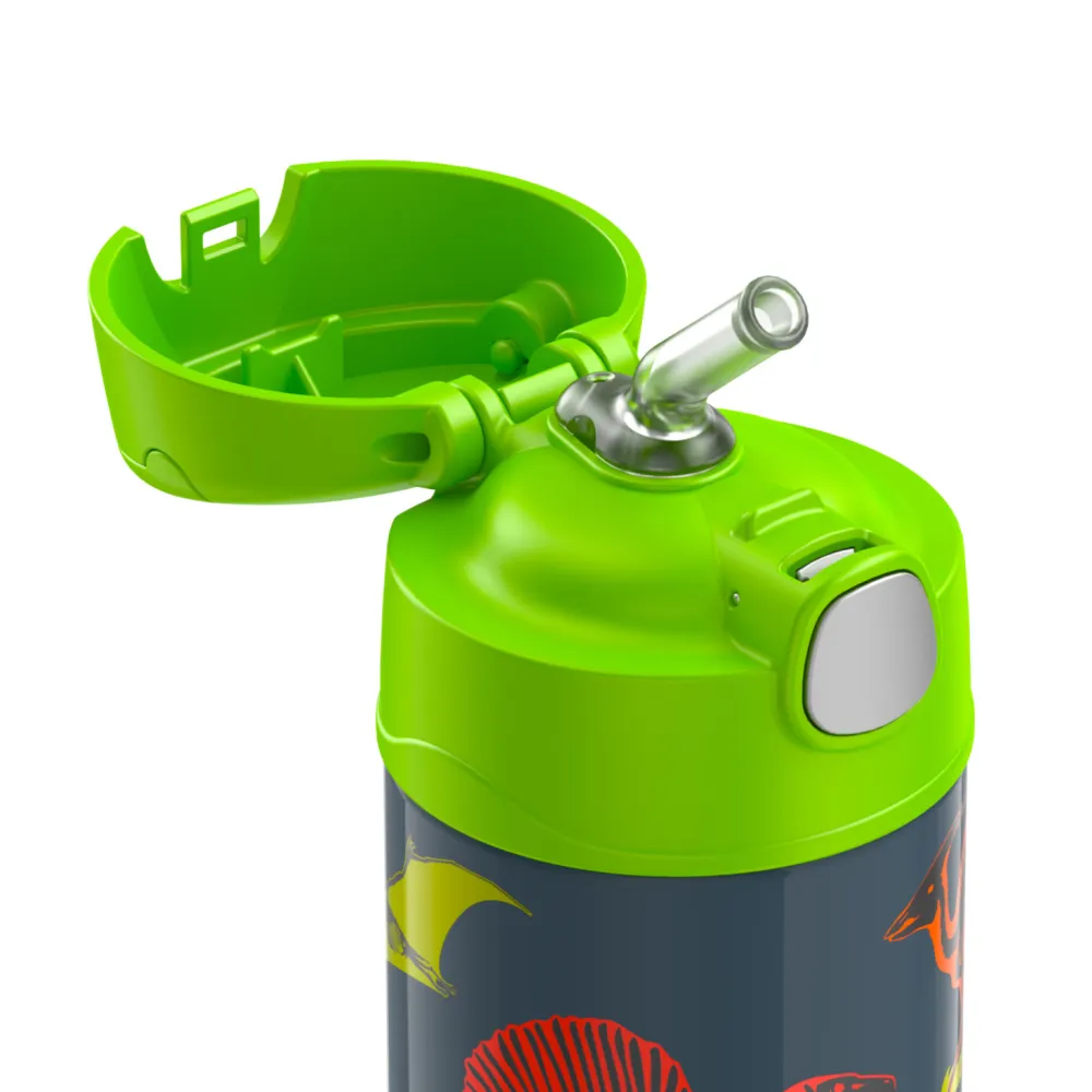 Thermos Funtainer Insulated Drink Bottle - Colourful Dinosaur