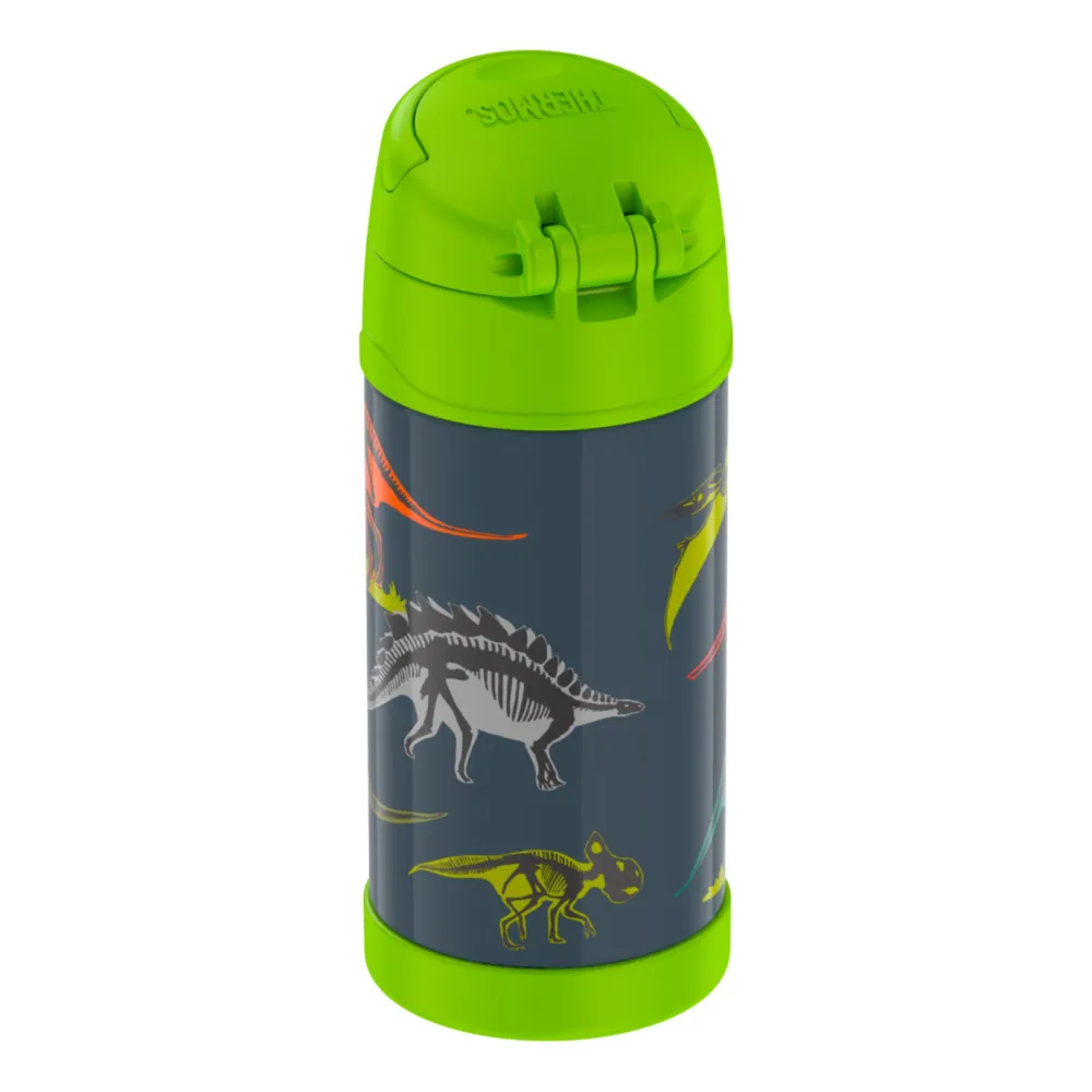 Thermos Funtainer Insulated Drink Bottle - Colourful Dinosaur