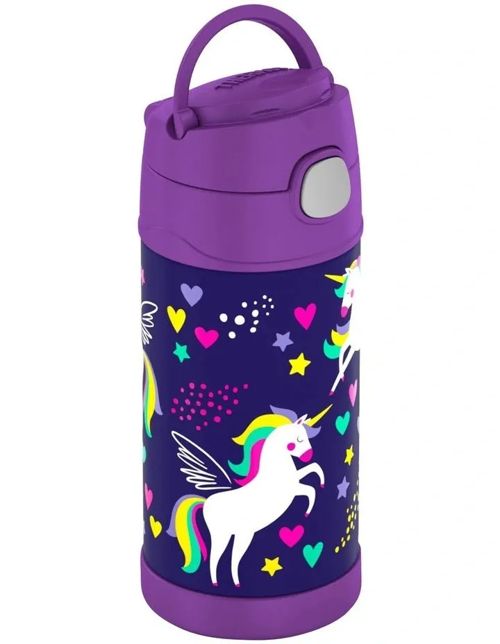 Thermos Funtainer Insulated Drink Bottle - Purple Unicorn