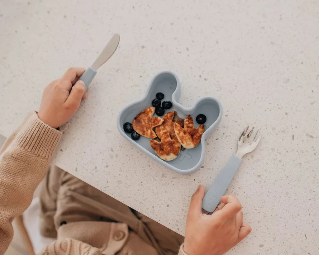 Toddler Cutlery Set- Powder Blue