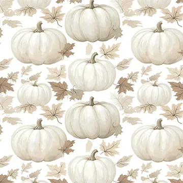 Watercolor Pumpkins Cocktail Napkin