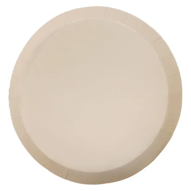 White Sand Paper Plates - Pack of 20