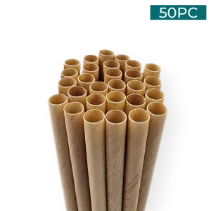 Wooden Straws 50PC